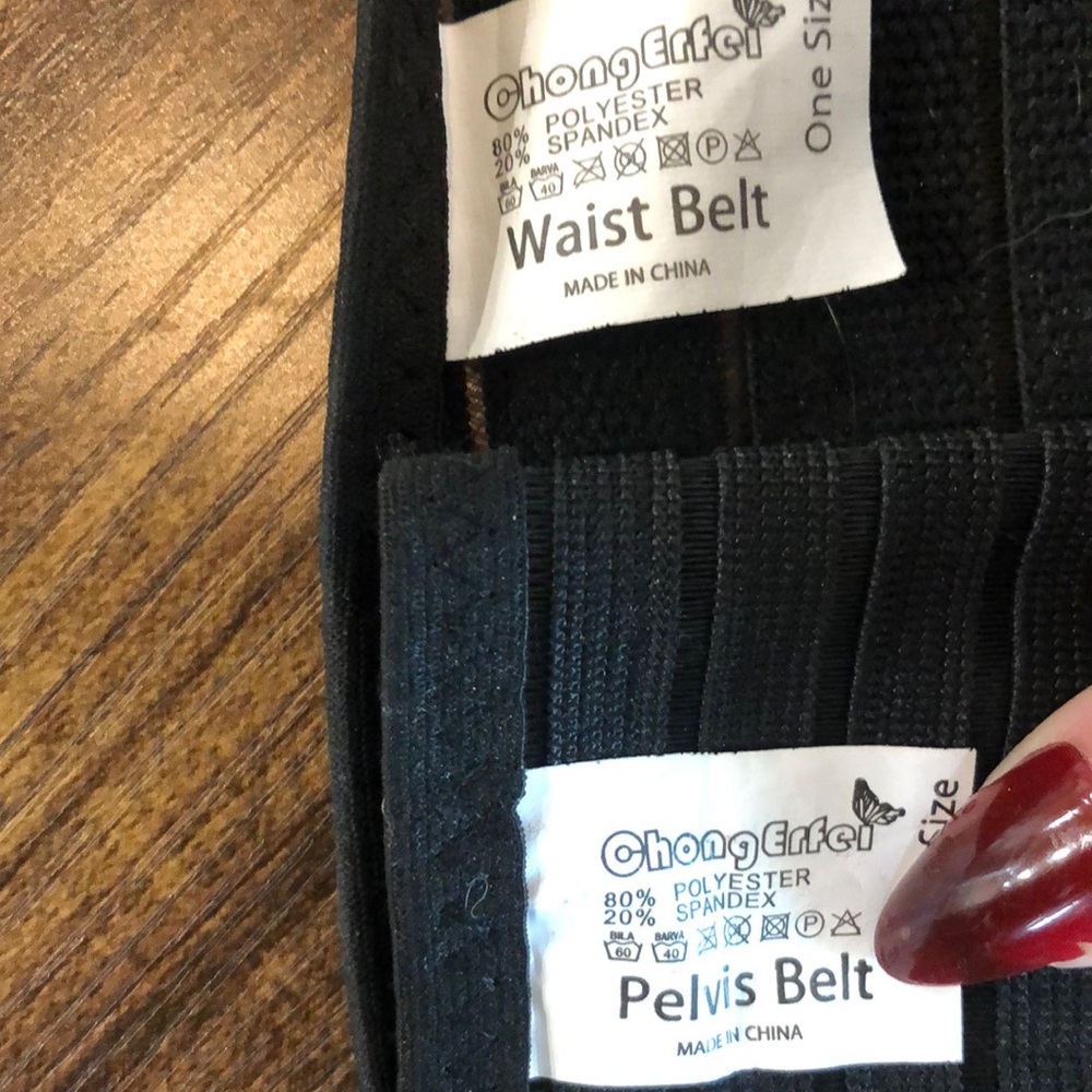 ChongErfei Black Waist and Pelvis Belt